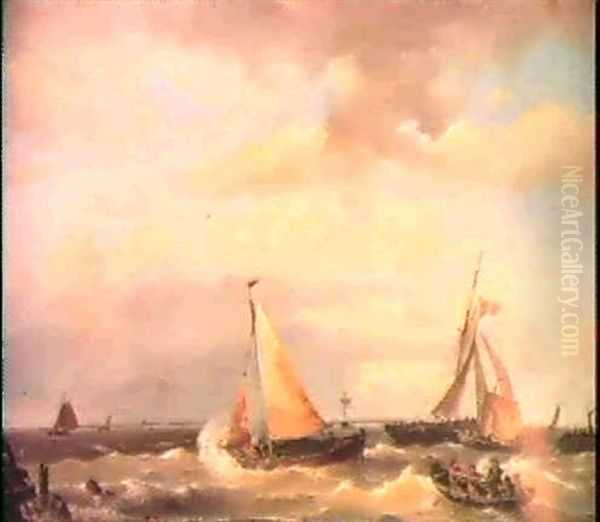 A Stiff Breeze At Sea - view 1