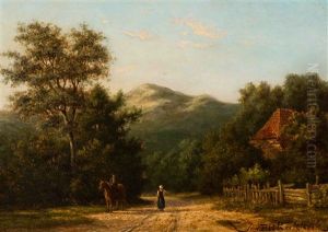 The Private Chat by Johannes Hermanus Barend Koekkoek
