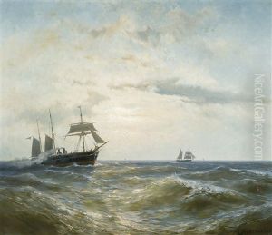 Marine by Johannes Hermanus Barend Koekkoek