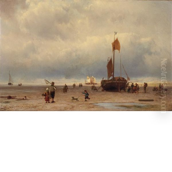 View Of A Beach At Low Tide - view 1