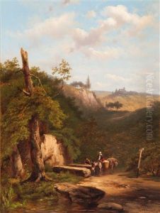Resting Travelers Near Drachenfels Resting Travelers Near Drachenfels