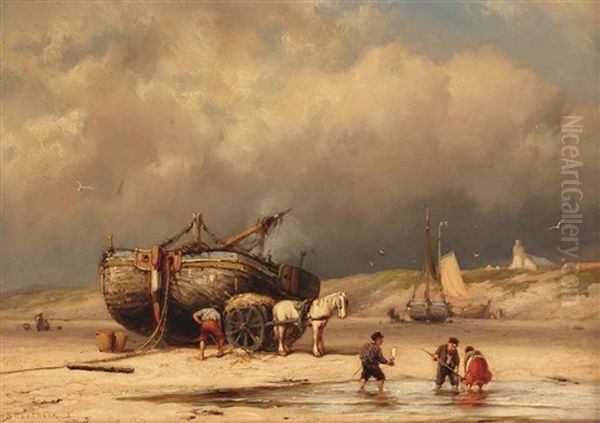 A Bomschuit On The Beach - view 1