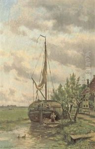 A Moored Hay Vessel A Moored Hay Vessel