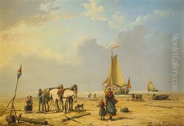 Strandbild Med Figurer - view 1