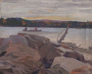 October, Canoe Lake by John William Beatty
