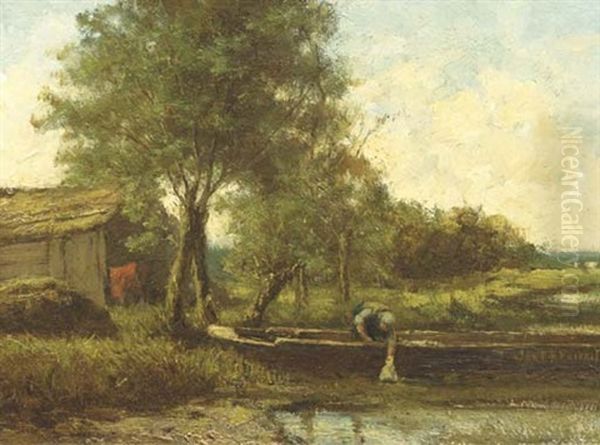 Kortenhoef: Washing Day In Summer - view 1