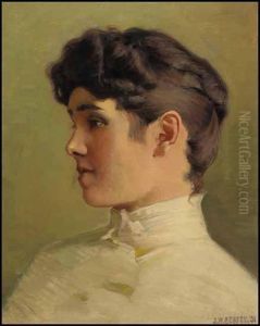 Portrait Of A. Janes by John William Beatty