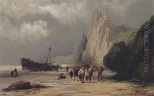 A Coastal Scene A Coastal Scene