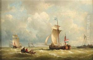 Segelschiffe Vor Der Kuste