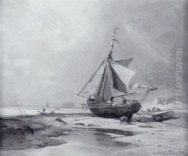 Fischkutter Am Strand - view 1