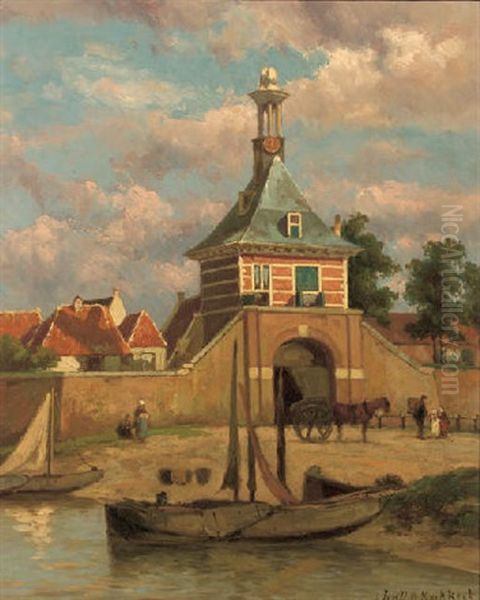 A City Gate In Gorinchem - view 1