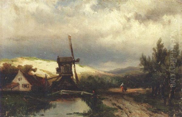 Fishing By The Canal - view 1