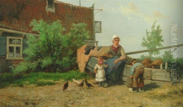 Fisher Family In A Yard - view 1