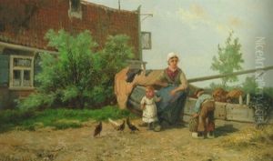 Fisher Family In A Yard