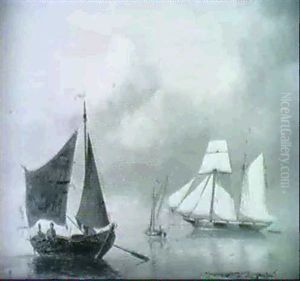 Marine by Johannes Hermanus Barend Koekkoek