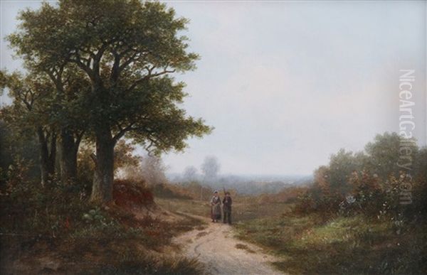 Travellers In A Landscape - view 1