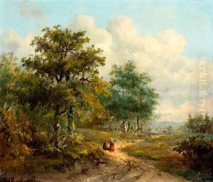 Landweg Aan De Bosrand