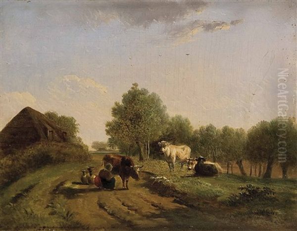 Paisaje Con Ganado - view 1