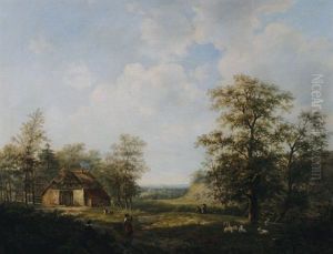 Dutch Landscape by Marinus Adrianus Koekkoek