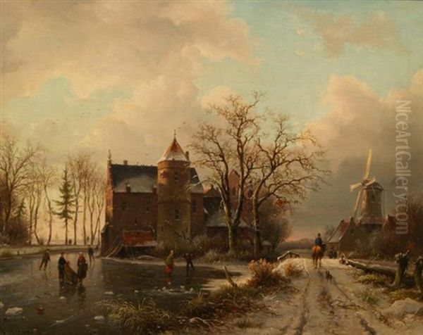 Winter At A Castle - view 1