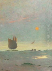 Le Treport, Normandy by Henri Beau