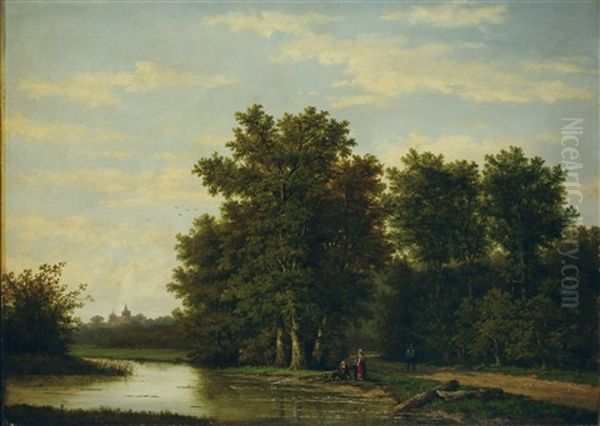 Landschaft Mit Anglern - view 1