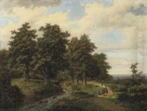Along A Riverside Path In Summer