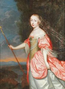 Portrait De Louise De La Baume