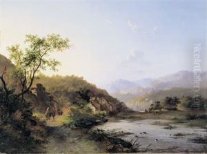 Geanimeerd Berglandschap Geanimeerd Berglandschap