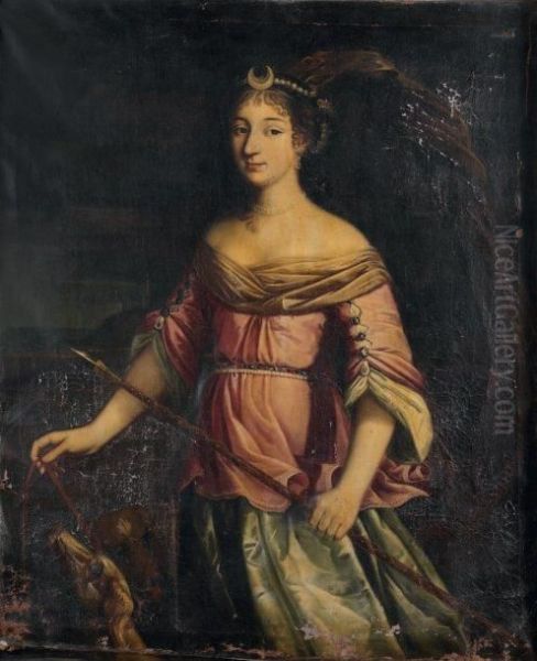 Portrait De Femme En Diane - view 1