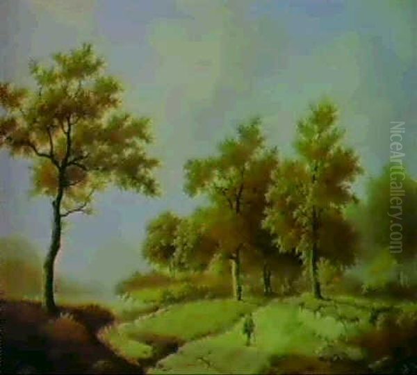 Travellers In An Extensive Landscape - view 1