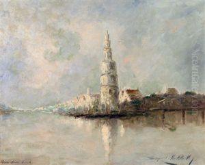 Canal De Amsterdam by Stephen Robert Koekkoek