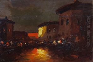 Marina Nocturna by Stephen Robert Koekkoek