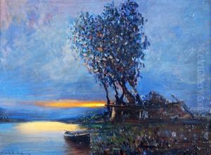 Crepusculo En La Costa by Stephen Robert Koekkoek