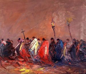 La Procesion by Stephen Robert Koekkoek