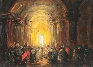 The Procession by Stephen Robert Koekkoek