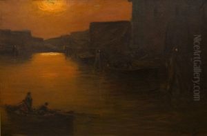 Atardecer En El Canal by Stephen Robert Koekkoek