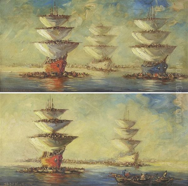 Navios Y Botes Con Personajes (pair) - view 1