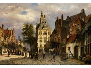 Stadtansicht by Willem Koekkoek