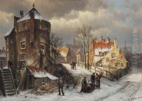 A Winter's Day In Alkmaar - view 1
