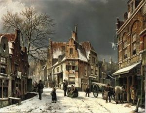 Enkhuizen - A Busy Day In Winter