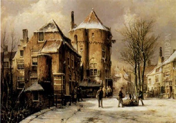 A Wintry Townscene - view 1