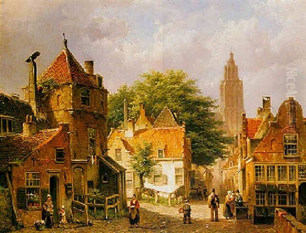 A Dutch Townscene - view 1