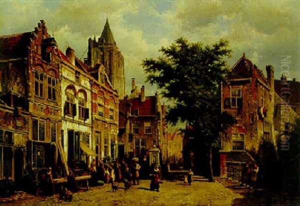 A Street Scene, Amsterdam - view 1