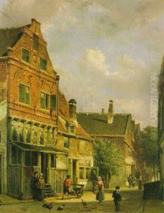 A Dutch Town by Willem Koekkoek