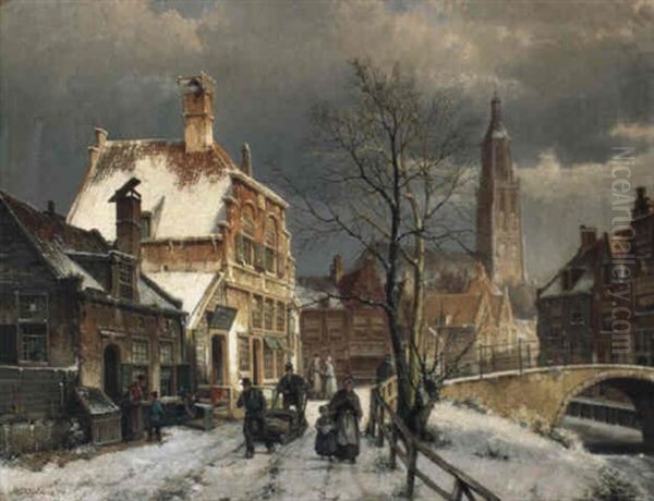 A View In Enkhuizen In Winter - view 1