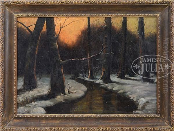 Sunset Winter Scene - view 1