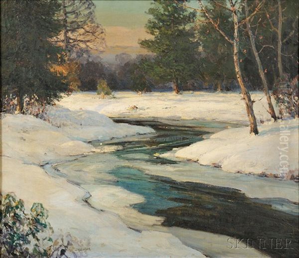 Wintery Stream - view 1