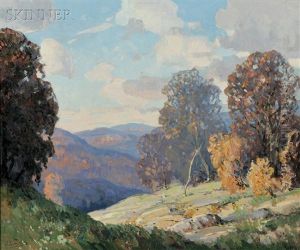 Autumn In The Hills Near Woodstock by Walter Koeniger