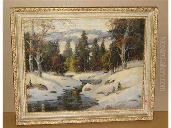 Winter River Scene - view 1